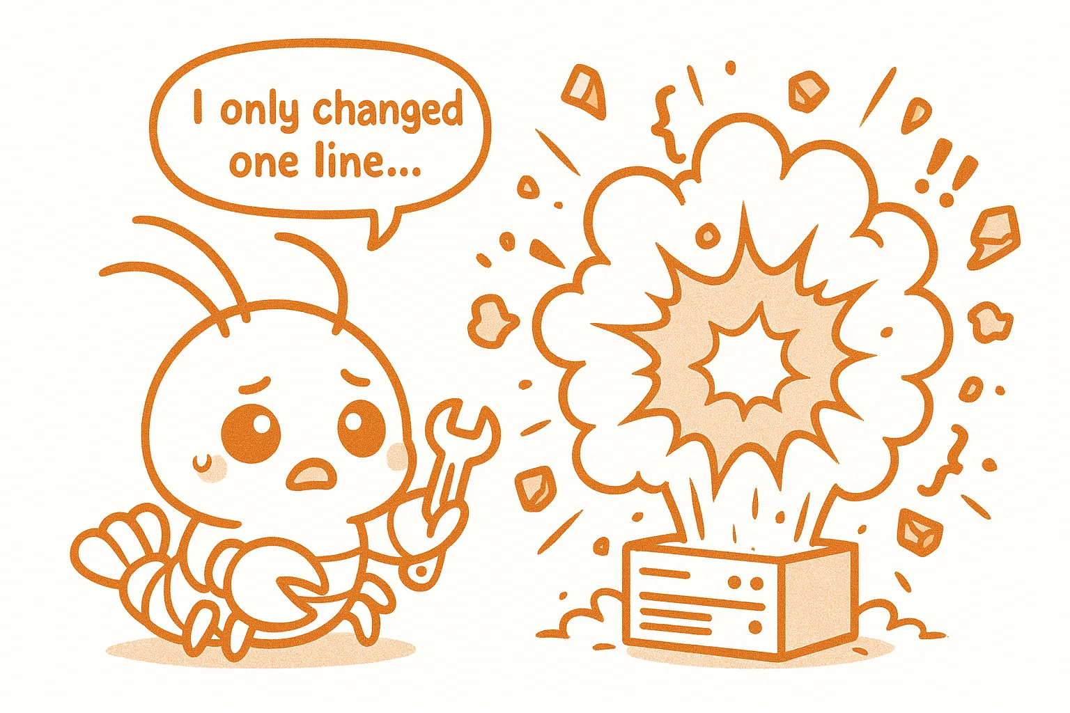 💀 openclaw.json 翻车事件 — 改配置差点把系统搞瘫